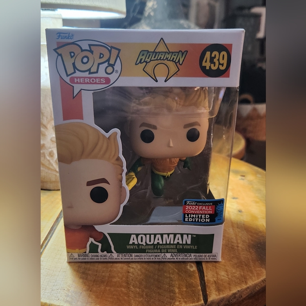 NIB Limited Edition Aquaman Funko Pop